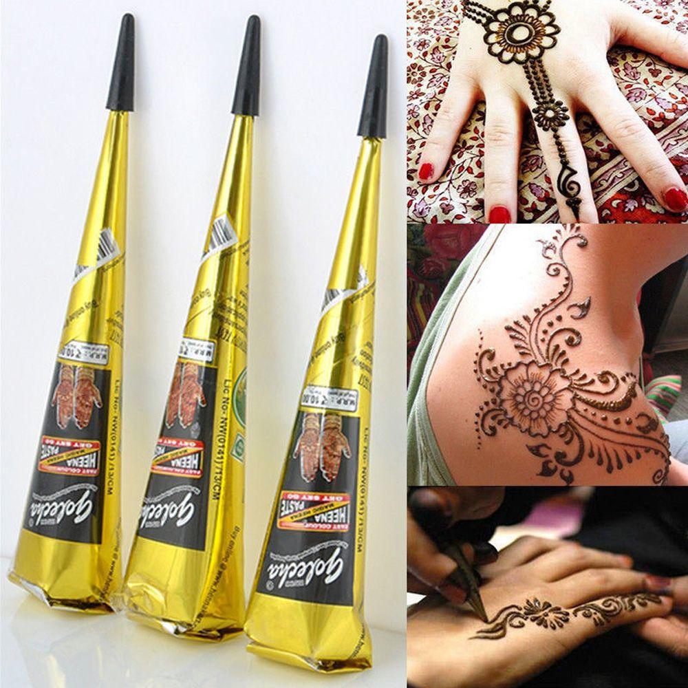 Ethnic Fashion India - Pasta Tato Flash Sementara Alami Cat