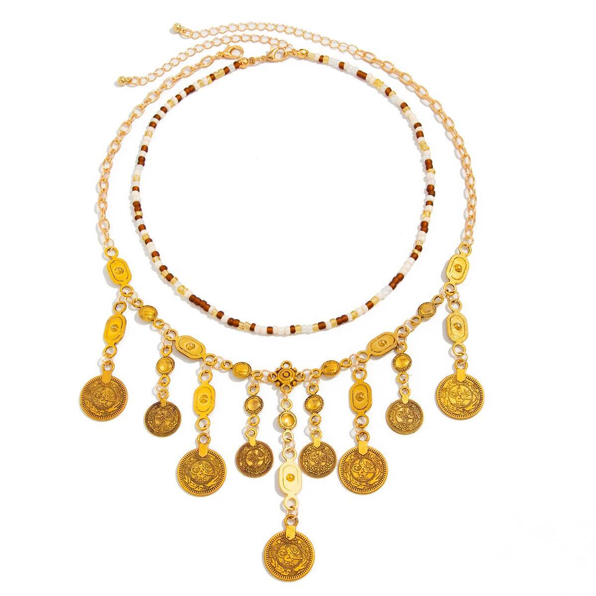 Ethnic Fashion Co In - Ingemark ​ 2 Buah/Set Kalung Liontin