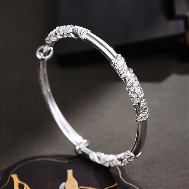 Gelang bunga mekar cantik pera - Ethnic Fashion Design ulasan dan harga