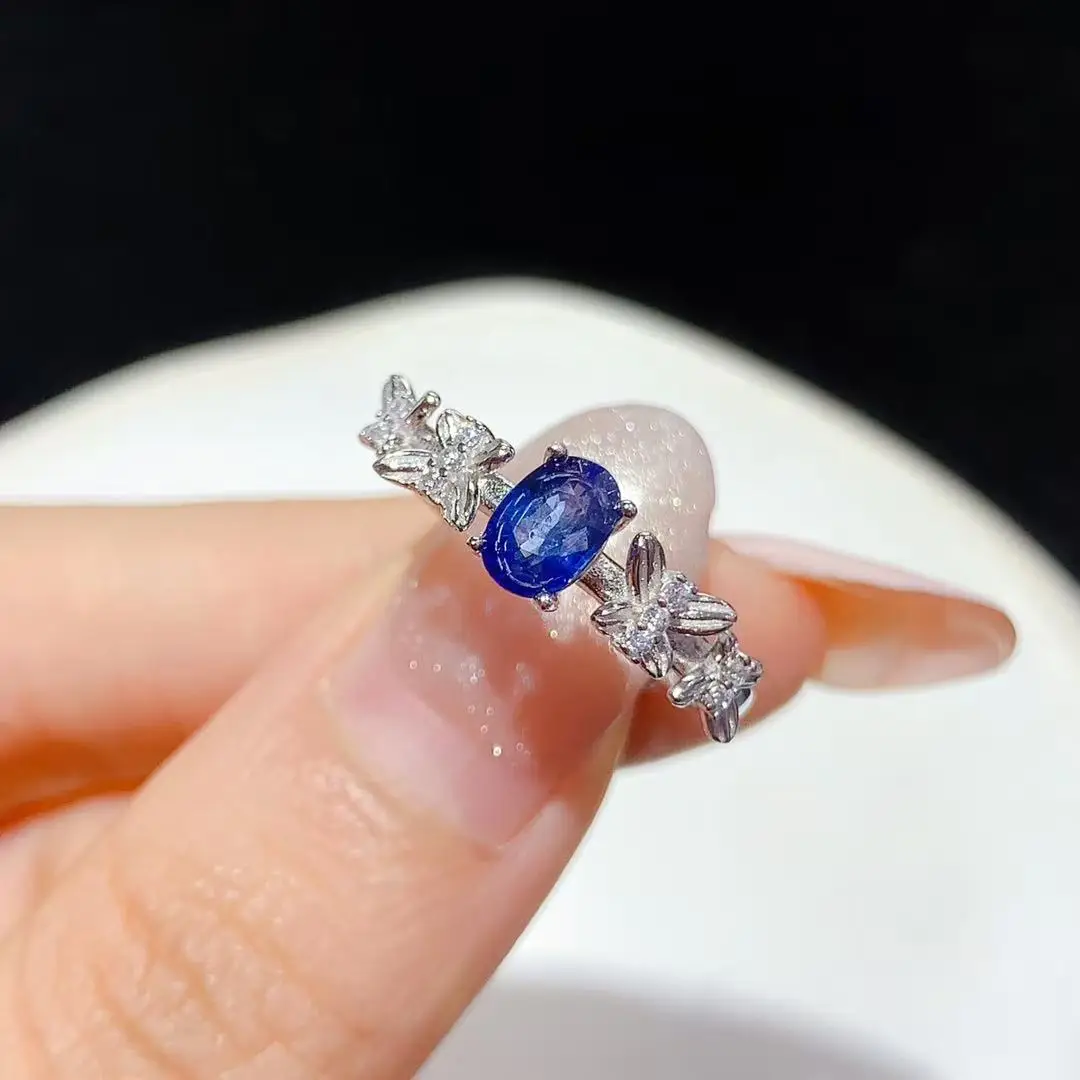 Cincin Safir Alami dengan Desa - Ethnic Fashion Design ulasan dan harga