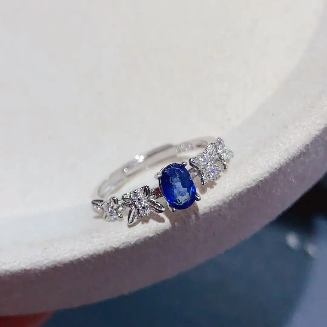 Cincin Safir Alami dengan Desa - Ethnic Fashion Design ulasan dan harga