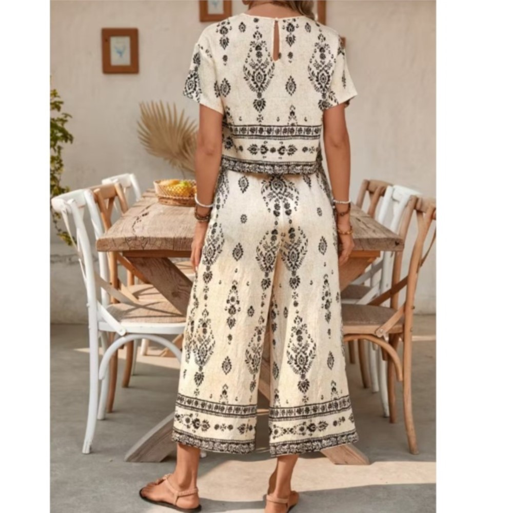 Setelan Wanita Lengan Pendek M - New Ethnic Fashion ulasan dan harga