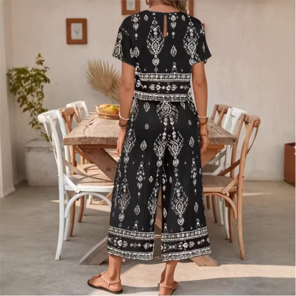 Setelan Wanita Lengan Pendek M - New Ethnic Fashion ulasan dan harga