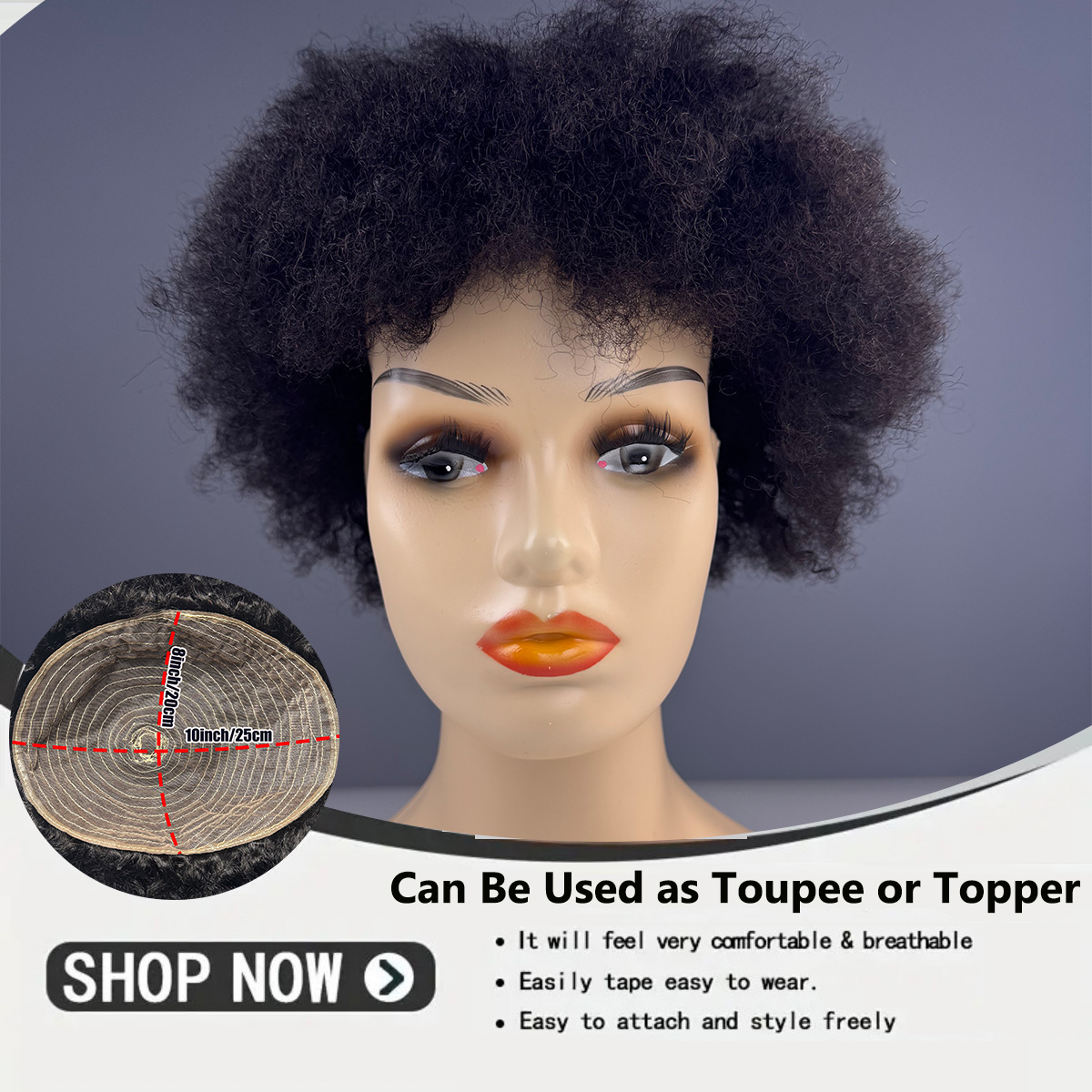Rambut palsu unisex atau toppe - Ethnic Fashion India ulasan dan harga