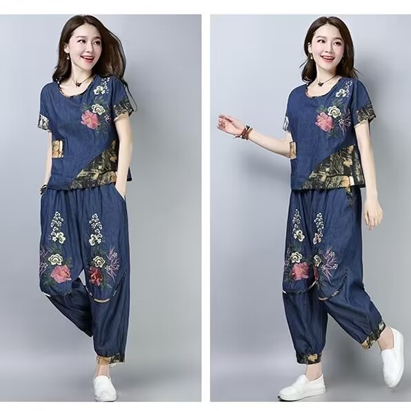 Setelan Wanita Ukuran Besar Ga - New Ethnic Fashion ulasan dan harga