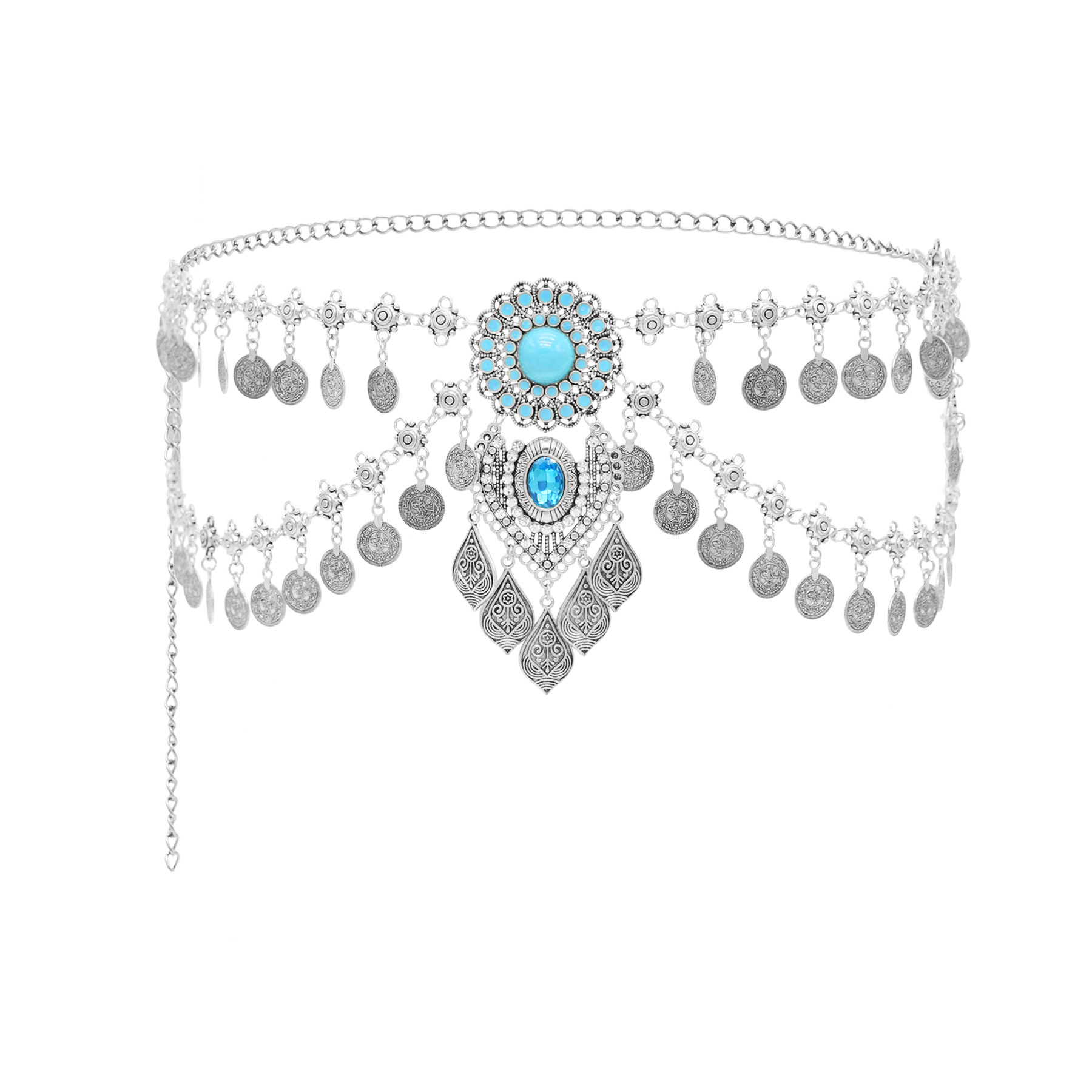 Rantai pinggang koin Bohemian  - New Ethnic Fashion ulasan dan harga