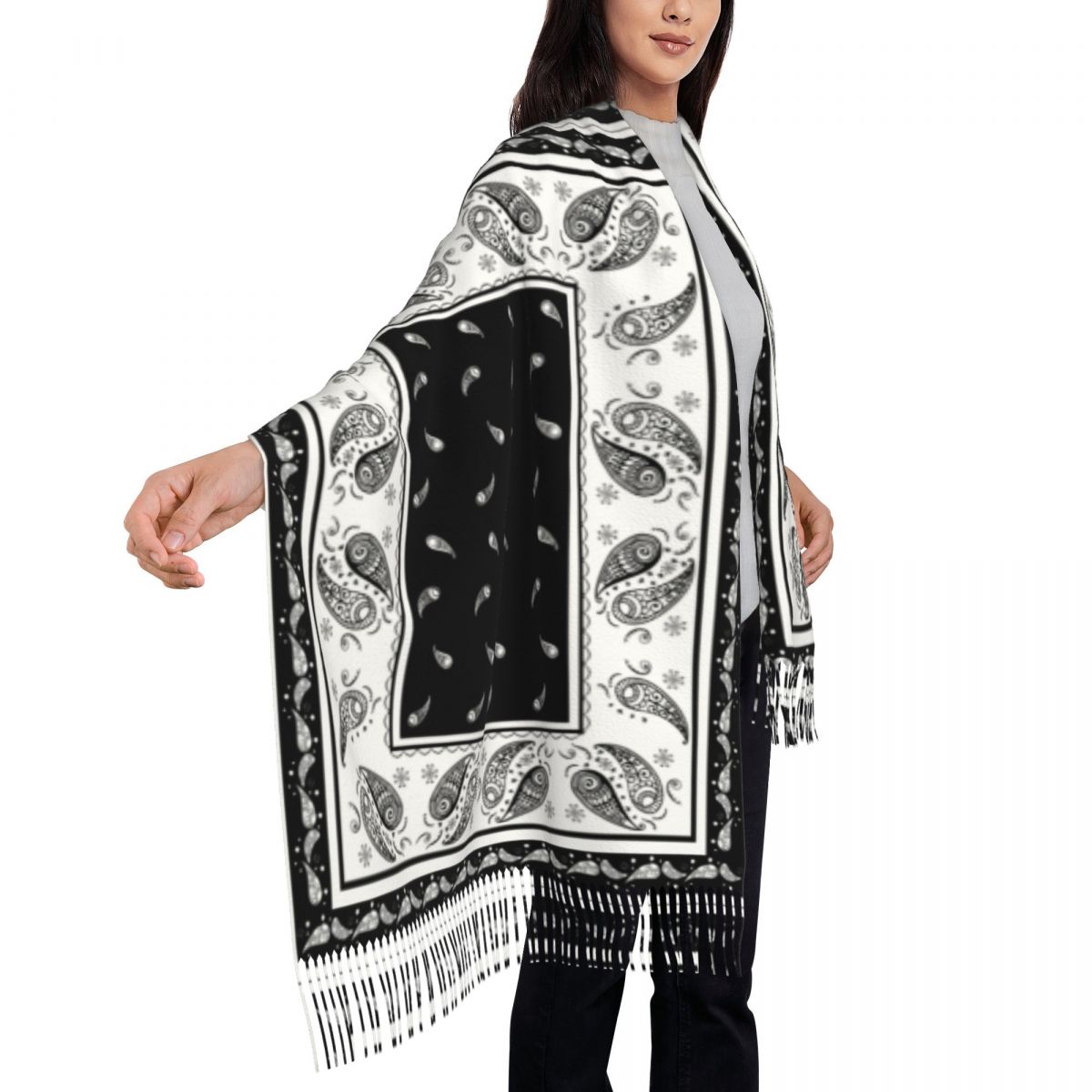 Selendang Bandana Motif Paisle - Go Ethnic Fashion ulasan dan harga